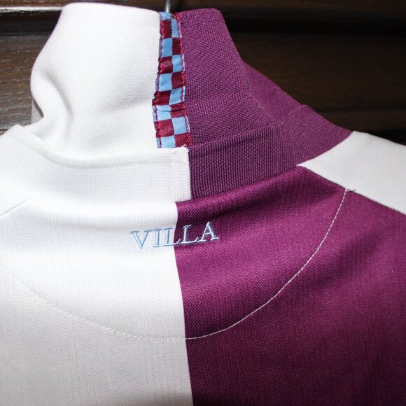 near mint no sponsor ASTON VILLA 2013-14 home + away shirts Macron soccer jersey - Picture 7 of 11